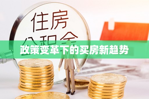 会宁政策变革下的买房新趋势